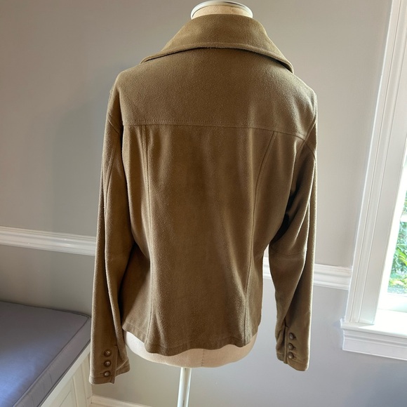 Vintage Suede Shirt/ Jacket shacket - Picture 3 of 9
